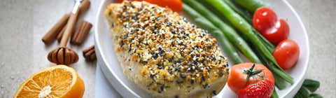 Everything Bagel Cream Cheese Stuffed Chicken