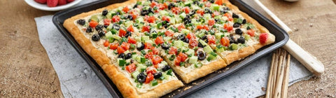 Fresh Vegetable Pizza