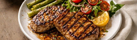 Grilled Pork Loin Chops with Balsamic Marinade