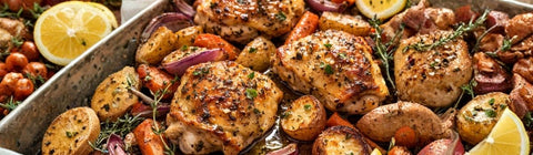 Herb It Up! Roasted Chicken & Vegetables