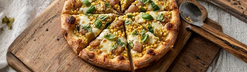 Late Summer Corn & Leek Pizza