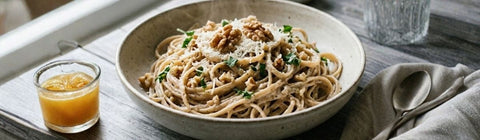 Linguine with Creamy Walnut Sauce