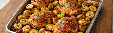 Roasted Garlic Chicken & Potatoes