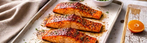 Spicy Sriracha Honey Glazed Salmon