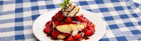 Strawberries with Balsamic & Pepper Sauce
