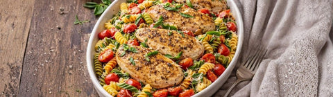 Tomato Basil Pasta with Chicken