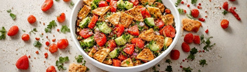Toasted Pita Salad