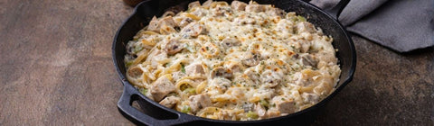 Turkey Fettuccine Skillet