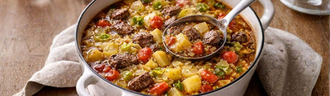 Winter Vegetable & Beef Soup