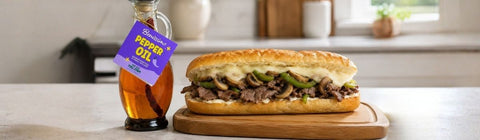 20-Minute Philly Cheesesteak Sandwiches with Benissimo Pepper Oil