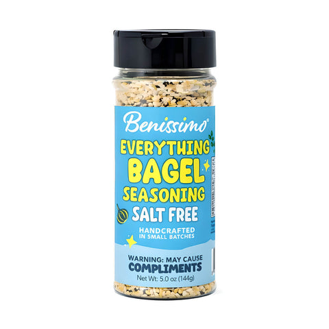Benissimo Everything Bagel Seasoning container on a white background